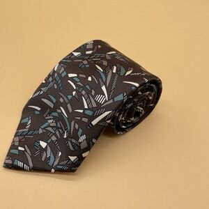 Carlo Palazzi Formal Neck Tie Multicolor 100% Silk Made‎ In Italy